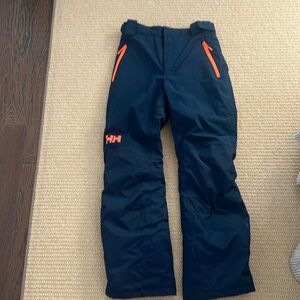 Helly Hansen Juniors Legendary Insulated Ski Pants Size 14 color Navy Blue